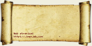 Hana Perković vizit kartica